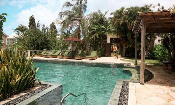 The pool at Little Good Harbour, Barbados