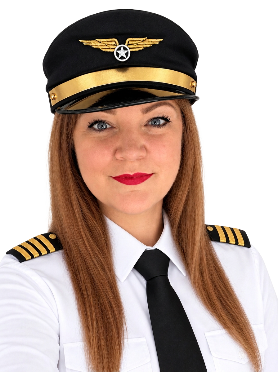 Emma Jennings, founder of Elite Retreat Engine, wearing a captain's hat